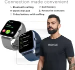 Noise Colorfit Icon 2 1.8'' Display with Bluetooth Calling, AI Voice Assistant Smartwatch (Black Strap, Regular)